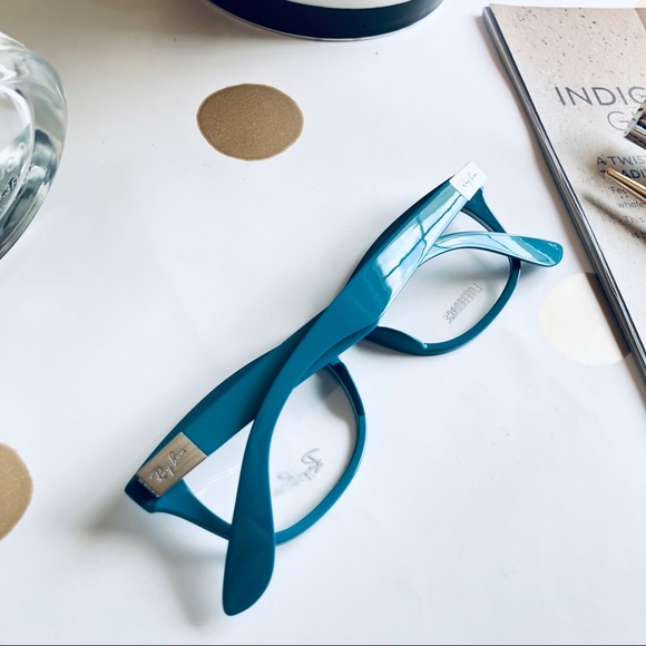 Ray-Ban Liteforce blue wayfarer eyeglasses - Picture 3 of 8